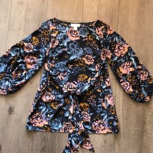 Motherhood Maternity Floral Blouse